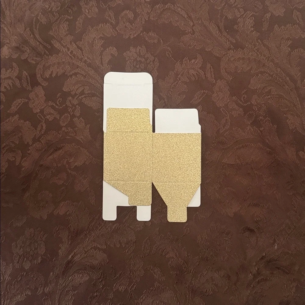 Gold Glitter Folding Box 2